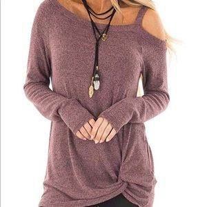 Off the shoulder tunic